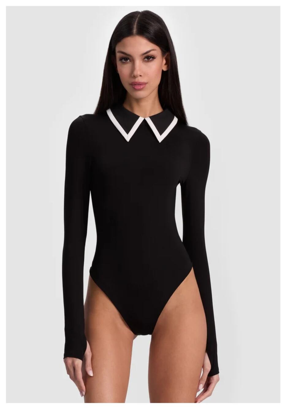 NEW Alice + Olivia Keenan Polo Bodysuit Size Large